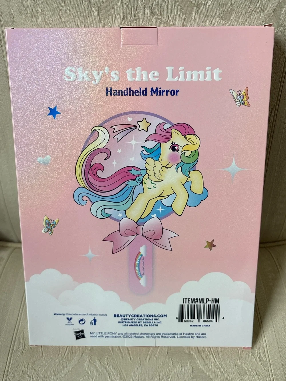 Beauty Creations My Little Pony Handheld Makeup Mirror & Palette Bundle BNIB